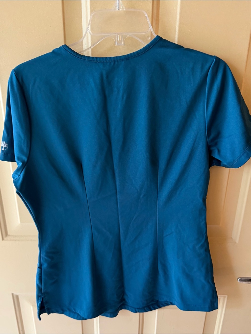 healing hands Caribbean blue V-Neck Scrub Top and Pants - Picture 3 of 5